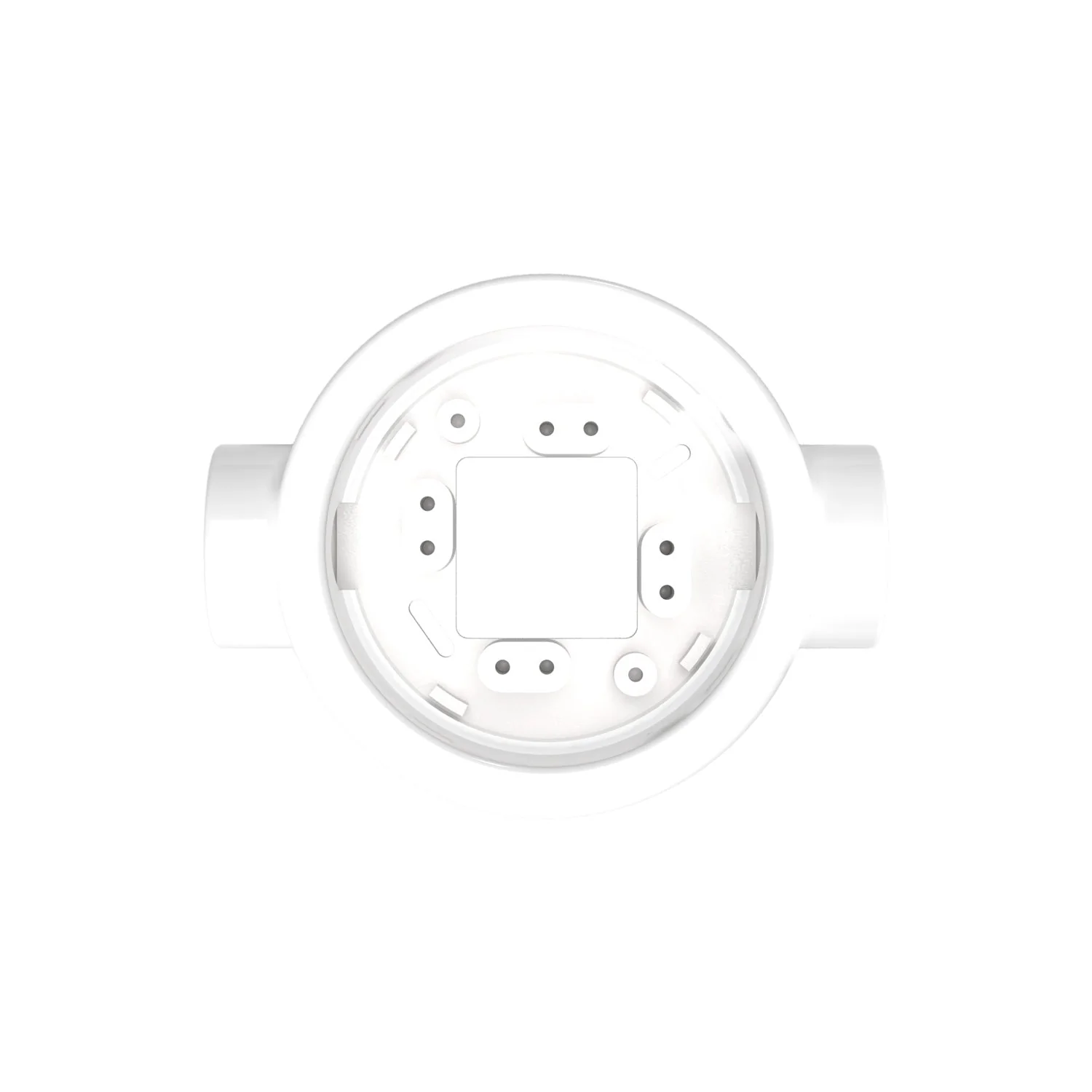 White porcelain base for electrical socket and switch/selector compatible with Creative-Tubes - from 1 to 4 outlets - Image 16