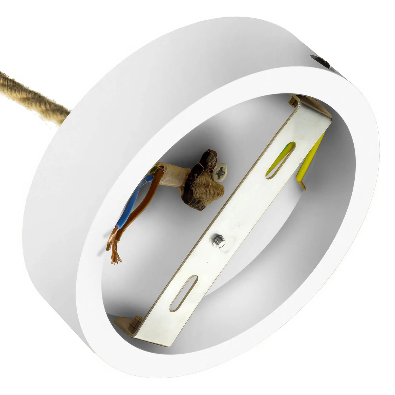 Wooden ceiling rose kit - White - Image 3