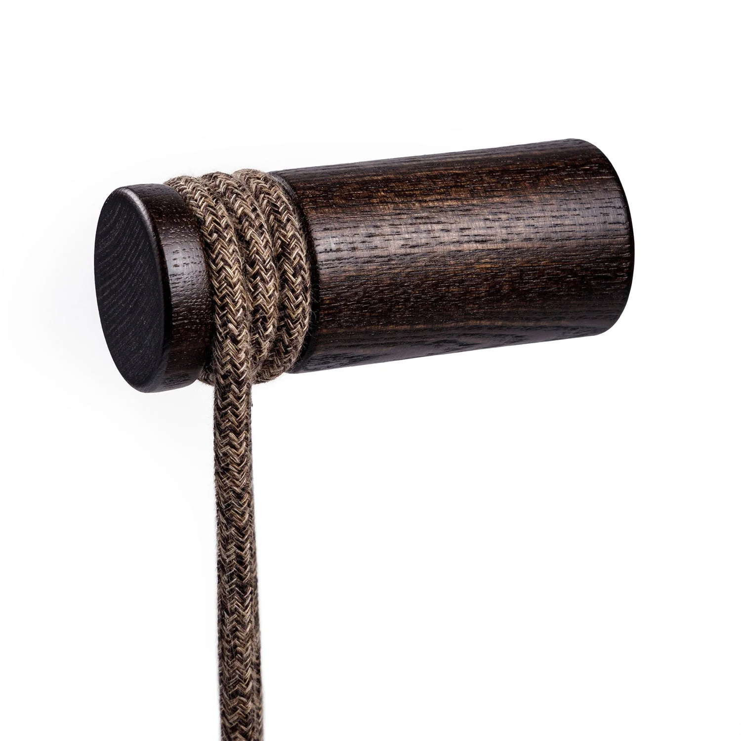 Rolé, wooden cable guide, wall mount for pendant lamp - Wengé effect