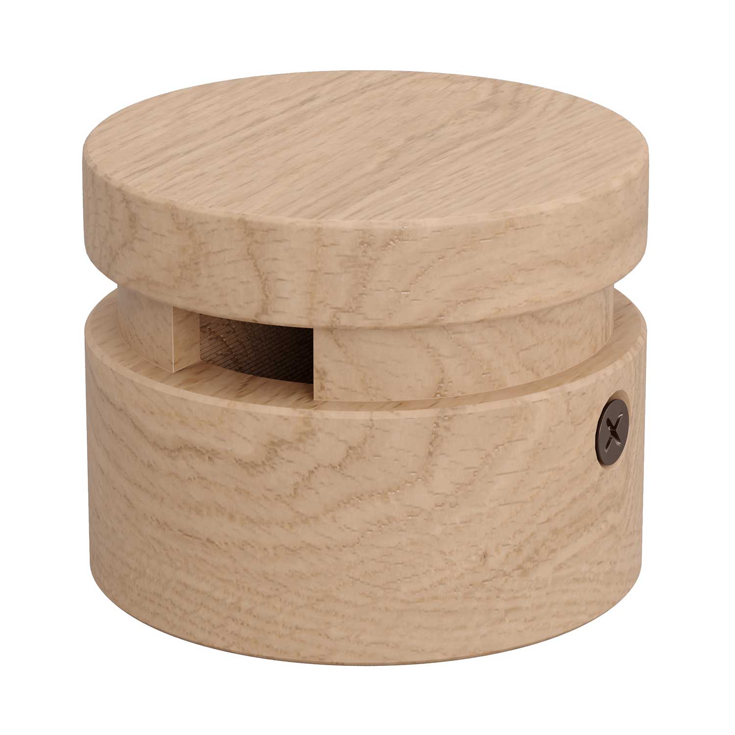 Wooden end fitting for cable for string light and Filé system. Made in Italy – Neutral - Image 2