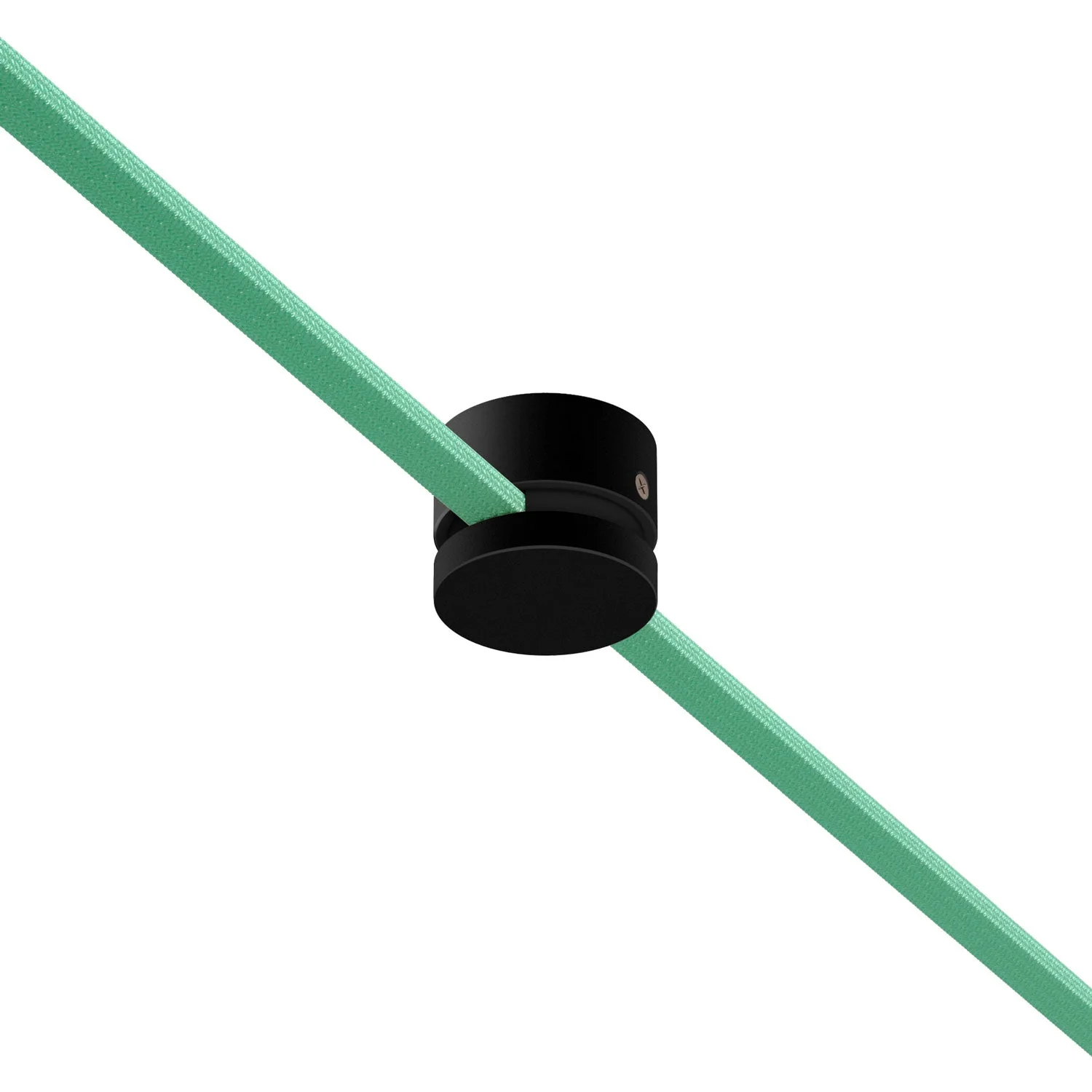 Wooden cable guide for string light cable and Filé system. Made in Italy - Black