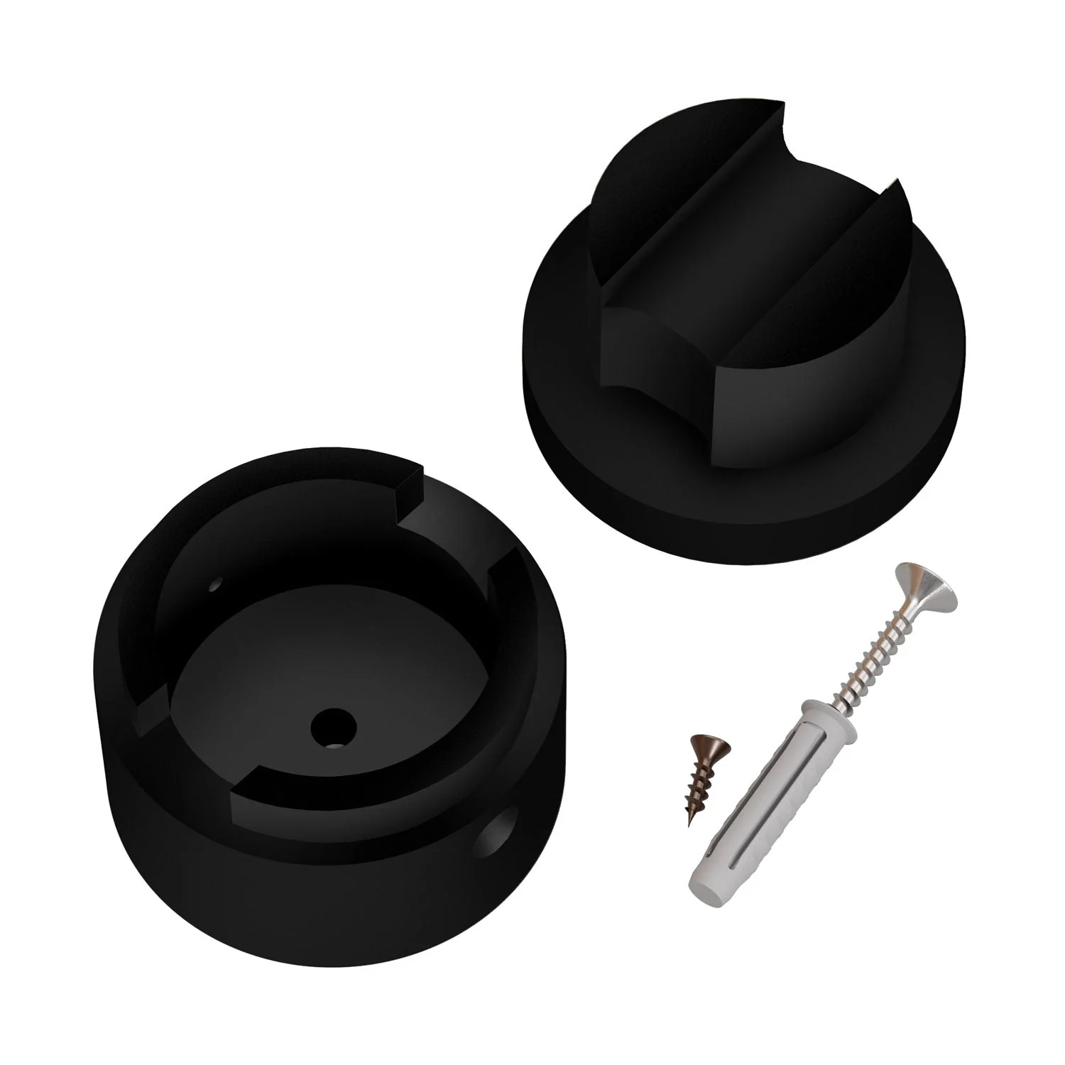 Wooden cable guide for string light cable and Filé system. Made in Italy - Black - Image 3