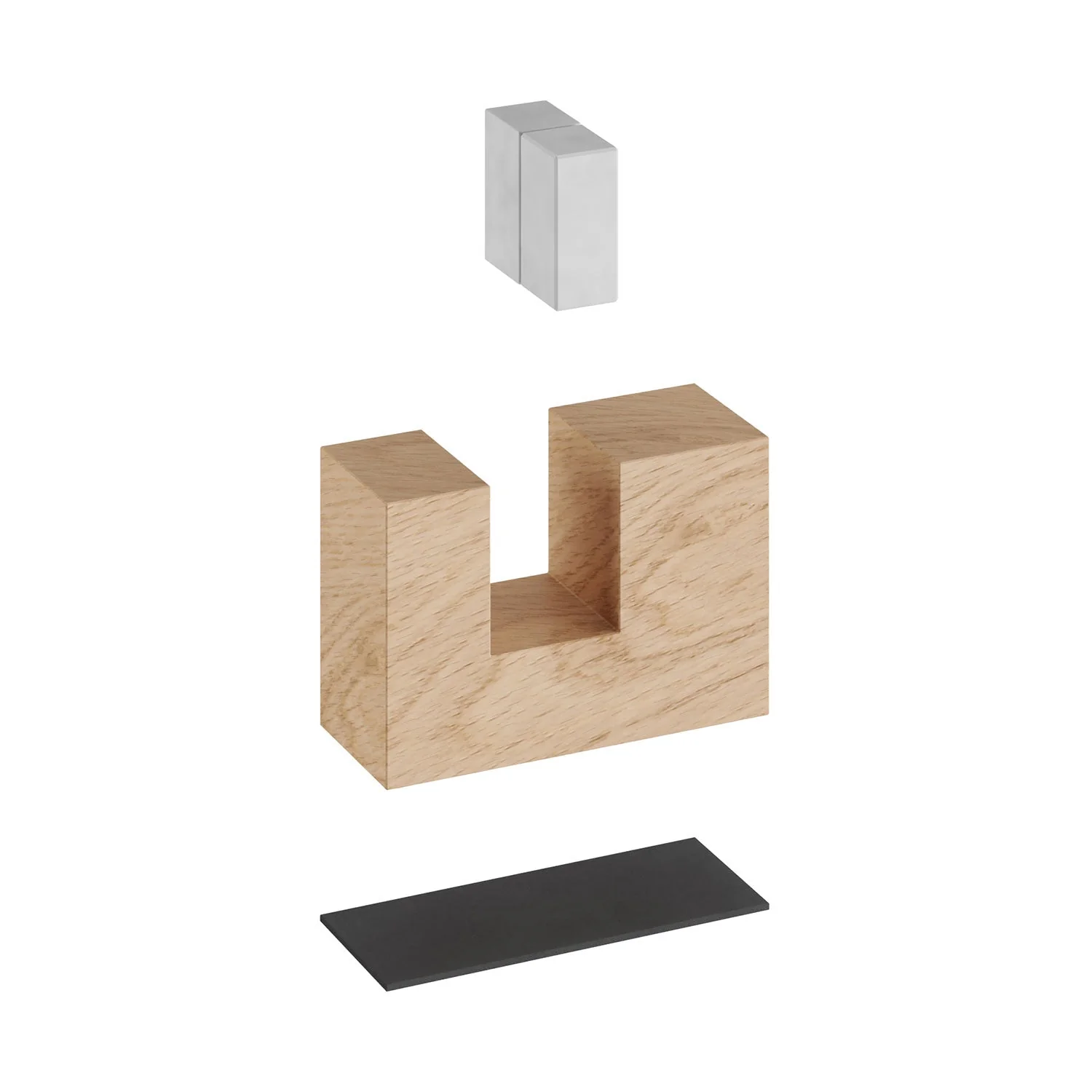 Wooden feet kit, table lamp support - Neutral - Image 2