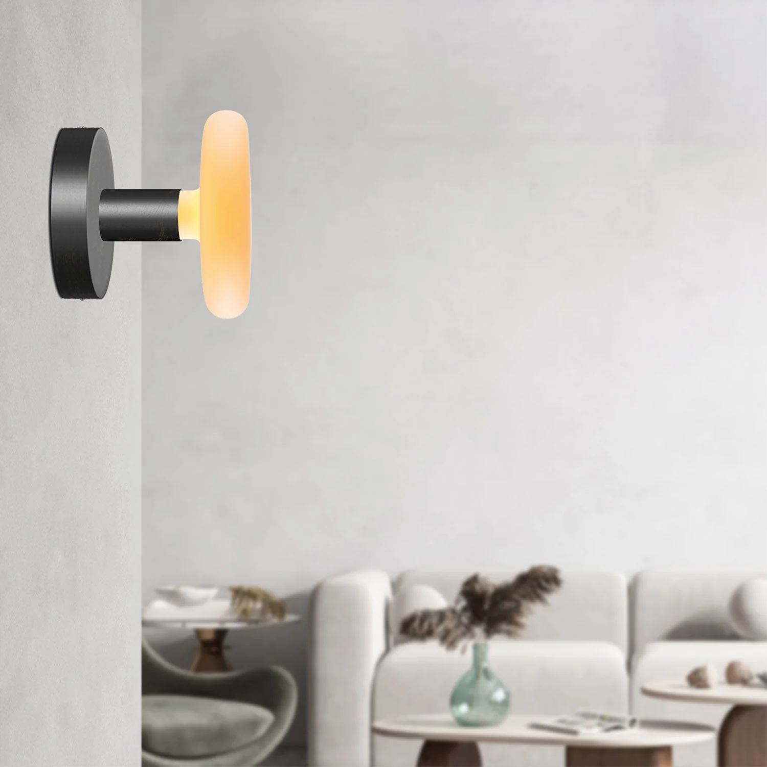 Fermaluce wooden lamp with Dash light bulb - Black - Image 2