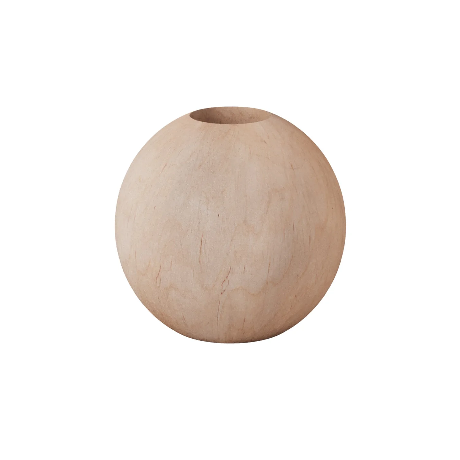 Wooden lamp base - Sphere