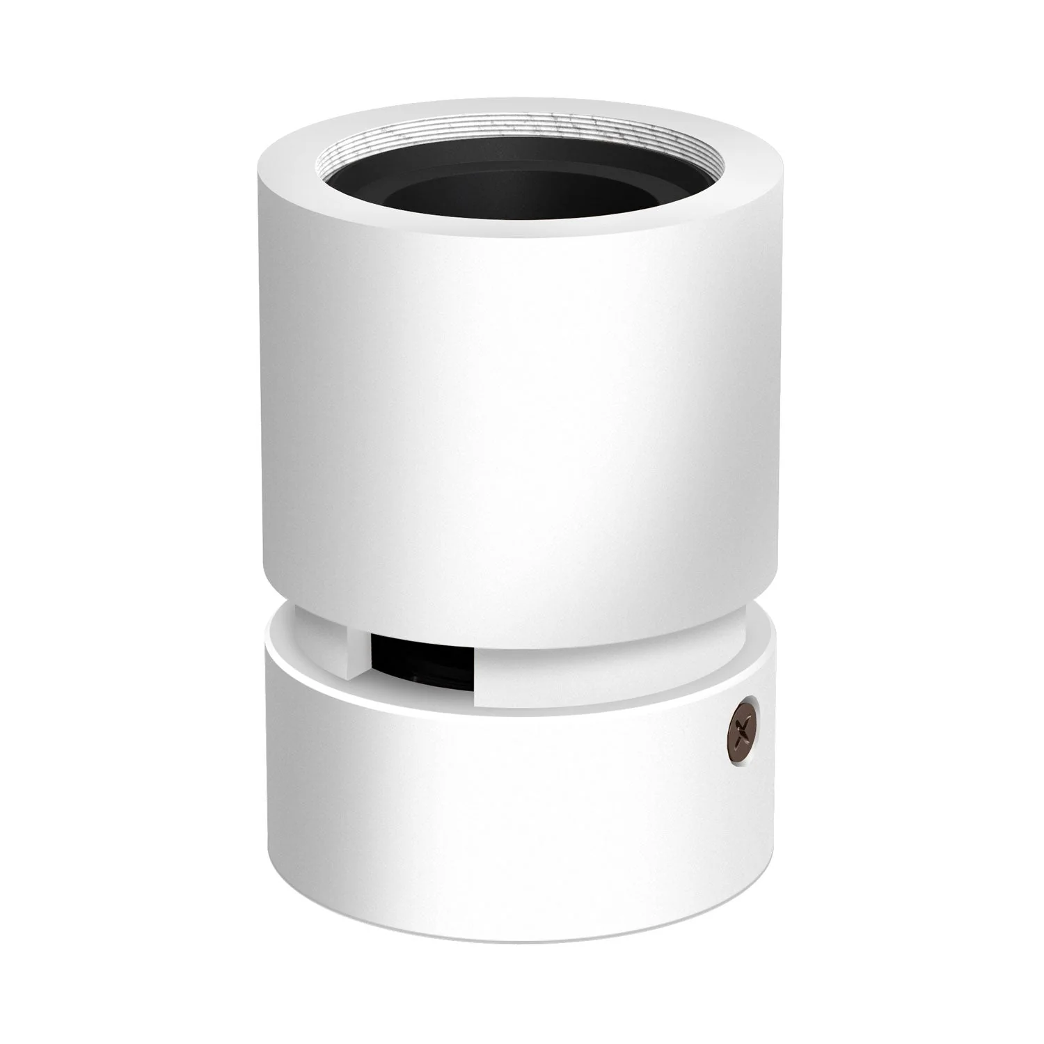 Wooden lamp holder for cable for string light and Filé system. Made in Italy - White - Image 2